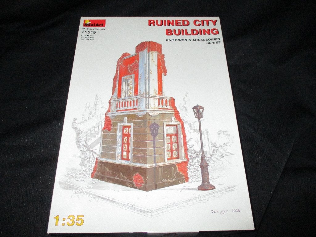 D-486,MINIART 1-35,NO,35519,RUINED CITY BUILDING, Ophalen of Verzenden, Nieuw, 1:35 tot 1:50