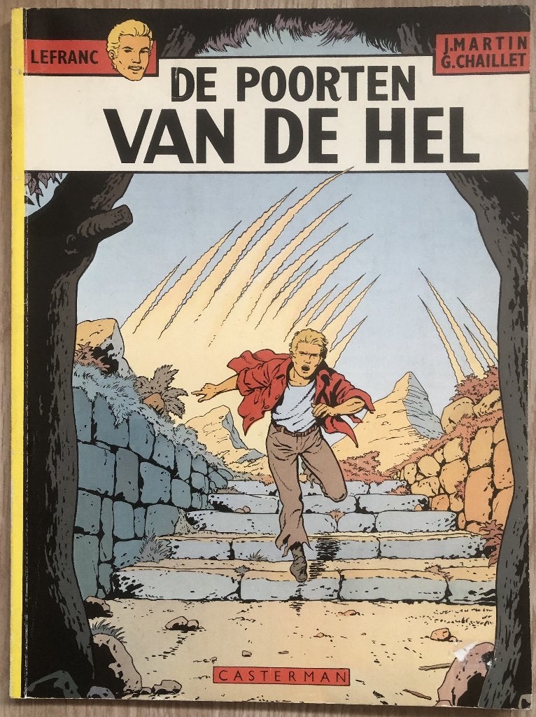 LEFRANC - DE POORTEN VAN DE HEL - CASTERMAN - 1E DRUK 1978, Boeken, Stripboeken, Eén stripboek, Ophalen of Verzenden, Zo goed als nieuw