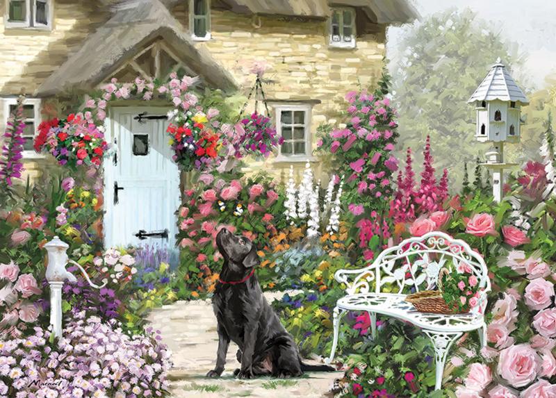 Otter House - Cottage Garden - 1000 stukjes, Ophalen of Verzenden, 500 t/m 1500 stukjes, Nieuw, Legpuzzel