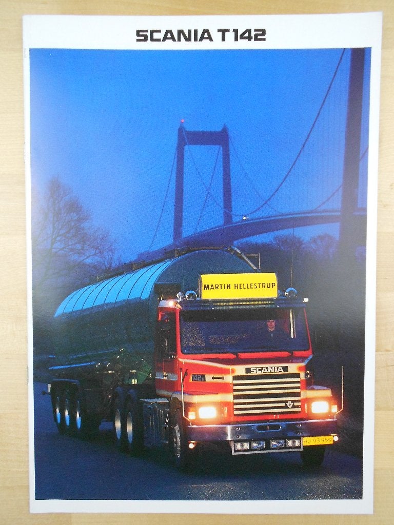 Scania T142 Brochure 1984 – T 142 Torpedo Neus, Ophalen of Verzenden, Zo goed als nieuw, Overige merken, Scania