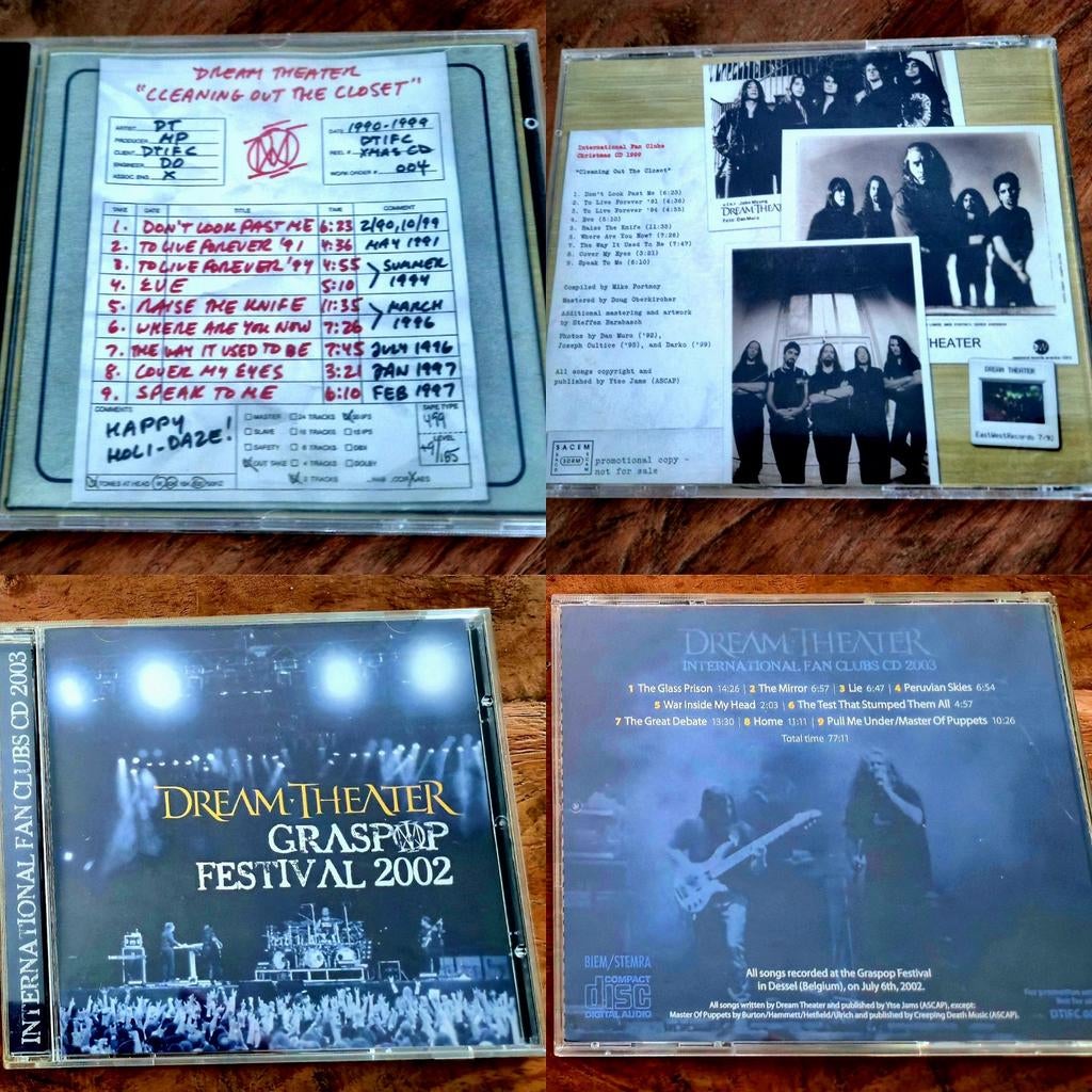 Dream Theater fanclub cd's, Ophalen of Verzenden, Zo goed als nieuw, Progressive
