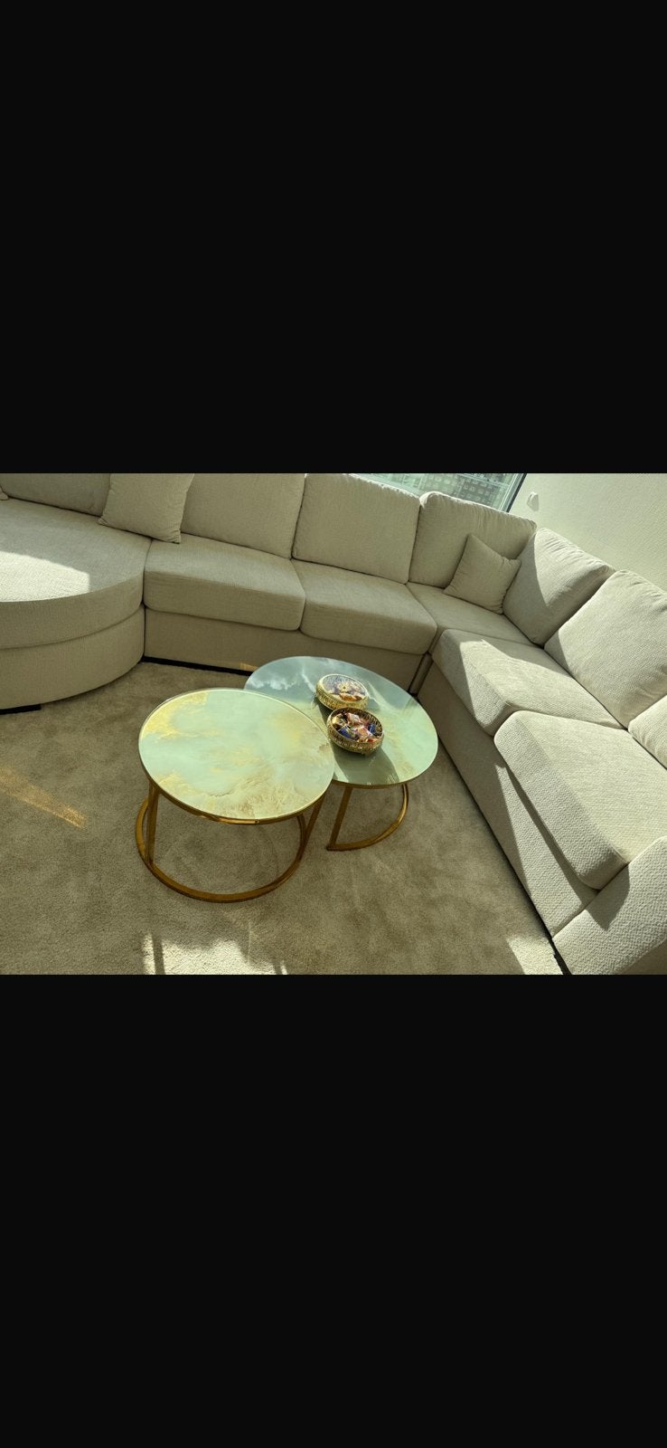 Luxe bankstel, Ophalen, 200 cm of meer, Zo goed als nieuw, 75 cm of meer