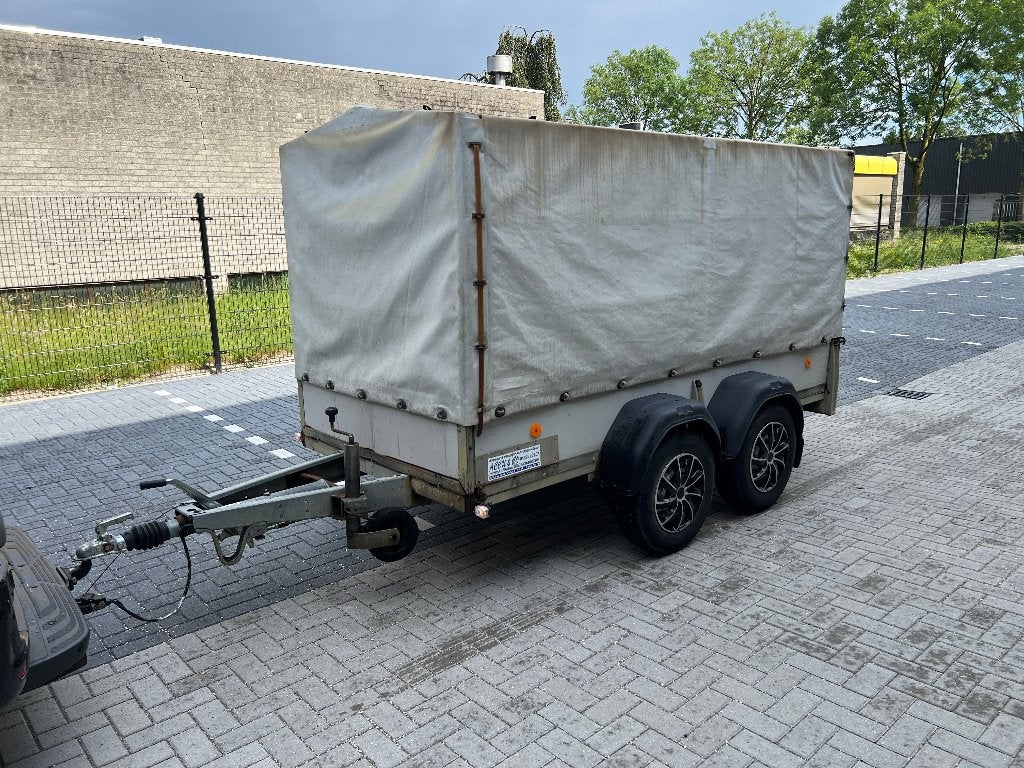 Nette en degelijke Westfalia Tandemasser met huif aanhanger., Ophalen, Gebruikt