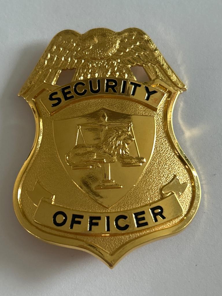 Security Officer badge  Amerik. stijl beveiliging insigne, Verzenden, Landmacht, Amerika, Embleem of Badge