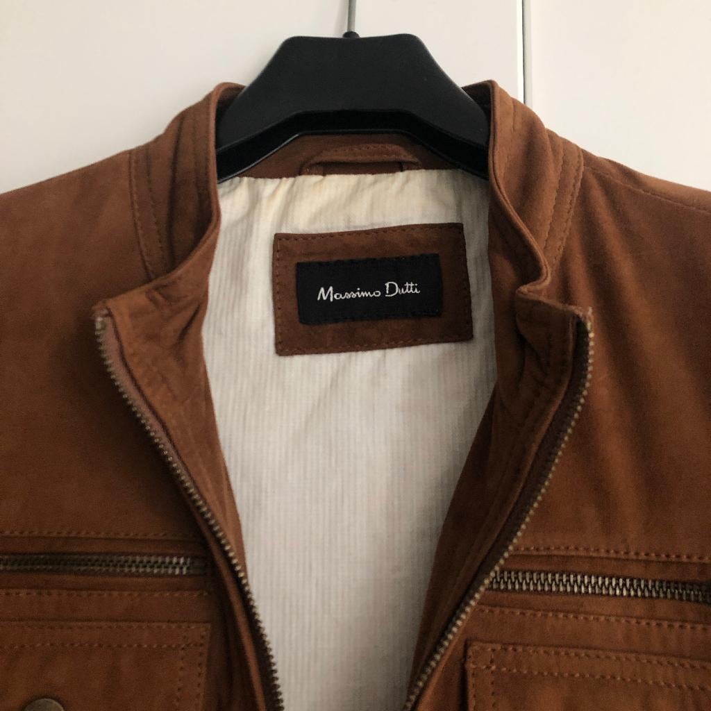 Dames merk  jasje suède Massimo Dutti, Massimo Dutti, Ophalen of Verzenden, Nieuw, Maat 38/40 (M)