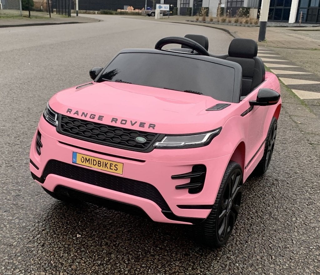 Range Rover Evoque 12v zwart bluetooth /Rc / Leder zitje/ EV, Ophalen of Verzenden, Nieuw