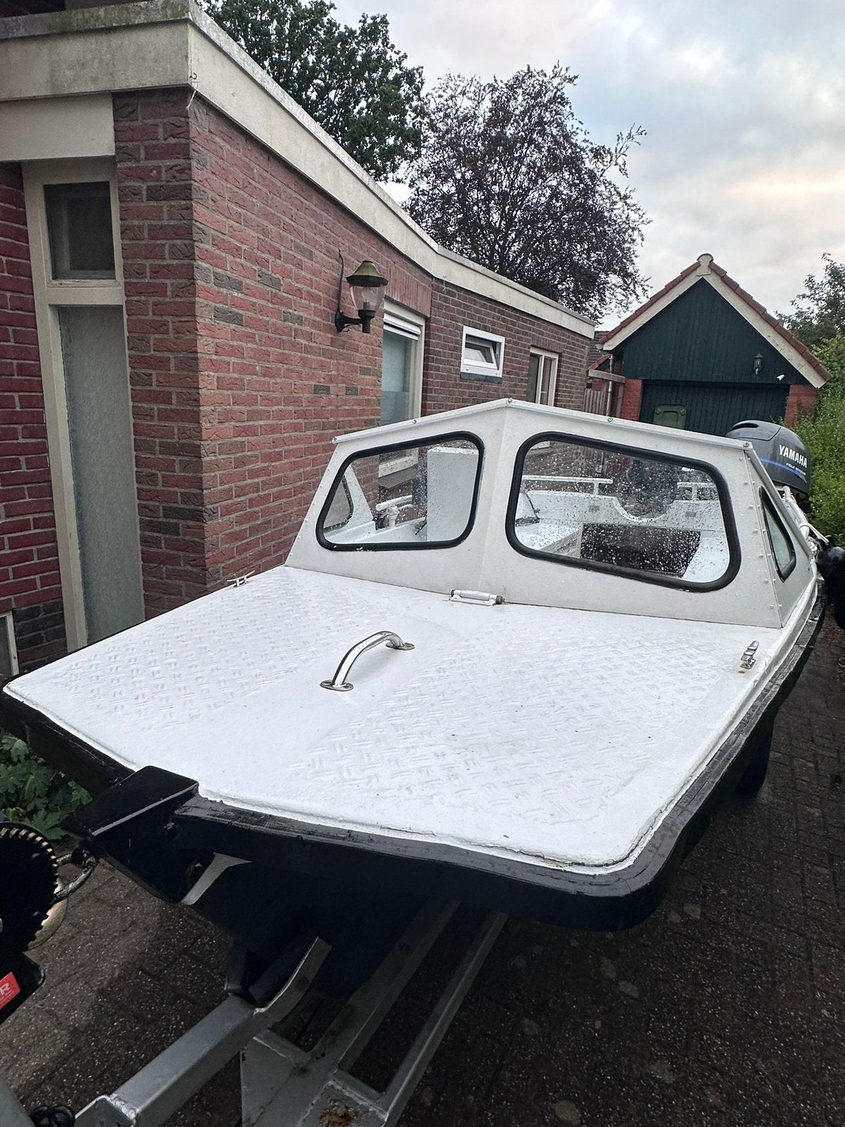 Boot 50pk yamaha 4takt met trailer (moet echt weg)!!, Watersport en Boten, Ophalen, Overige typen, Motorboot