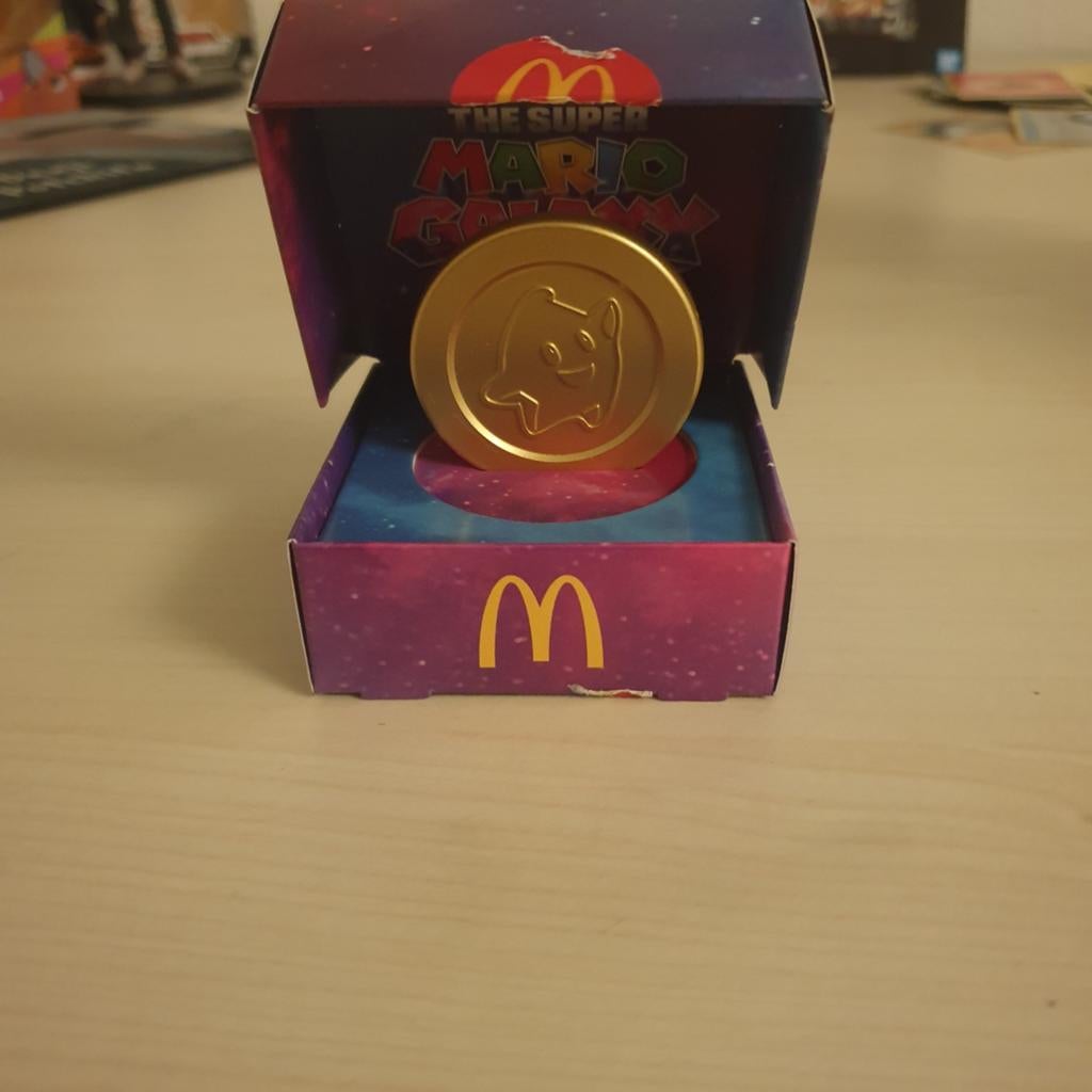 Super Mario Galaxy McDonald's munt, Ophalen, Nieuw