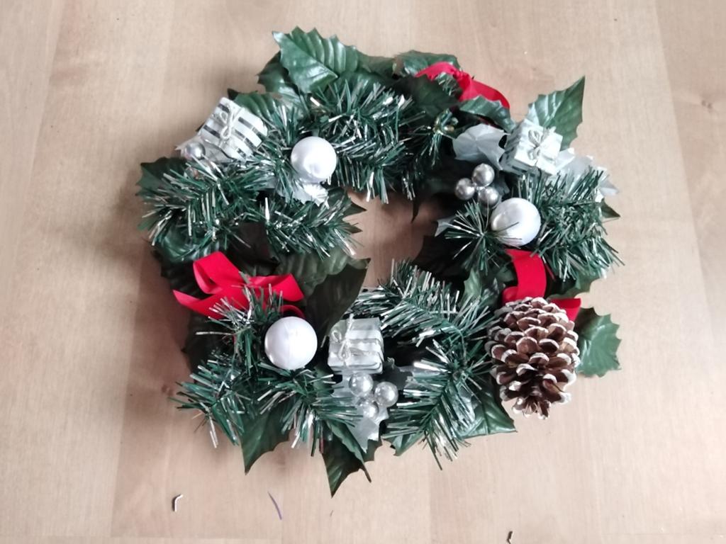 Kerstkrans, Ophalen of Verzenden, Zo goed als nieuw