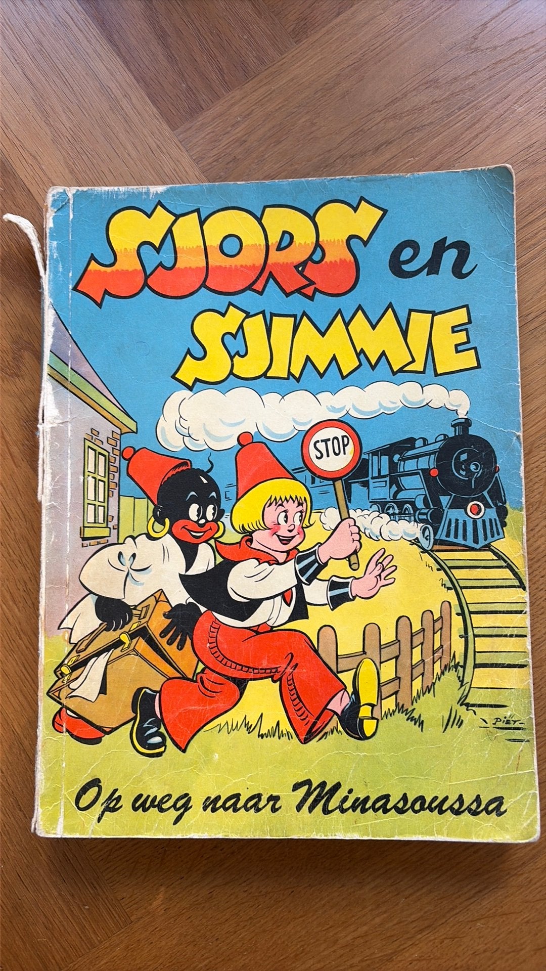 Sjors en Sjimmie – Op weg naar Minasoussa – jaren 50, Eén stripboek, Ophalen of Verzenden, Gelezen