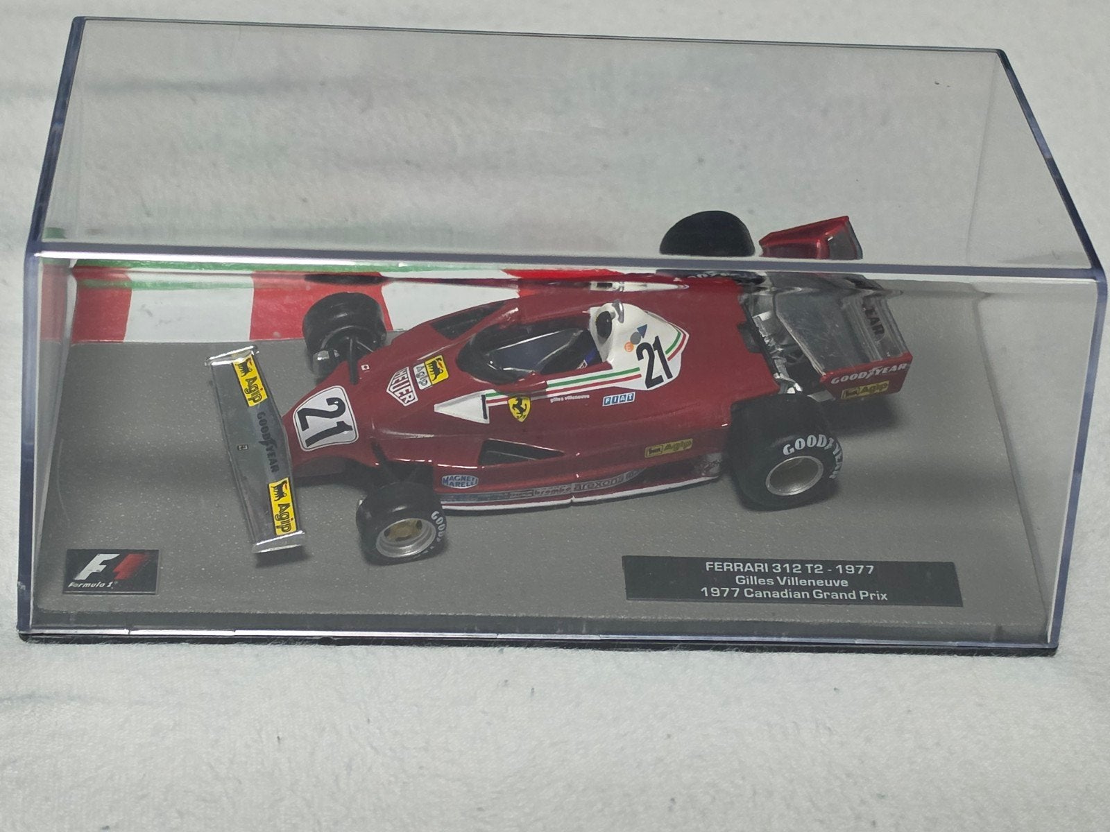 Ferrari 312 T2 - 1977 Gilles Villeneuve F1 schaalmodel, Ophalen of Verzenden
