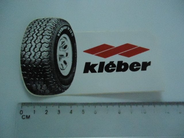 sticker oud KLEBER Autoband race autosport garage dealer, Verzenden, Zo goed als nieuw, Bedrijf of Vereniging