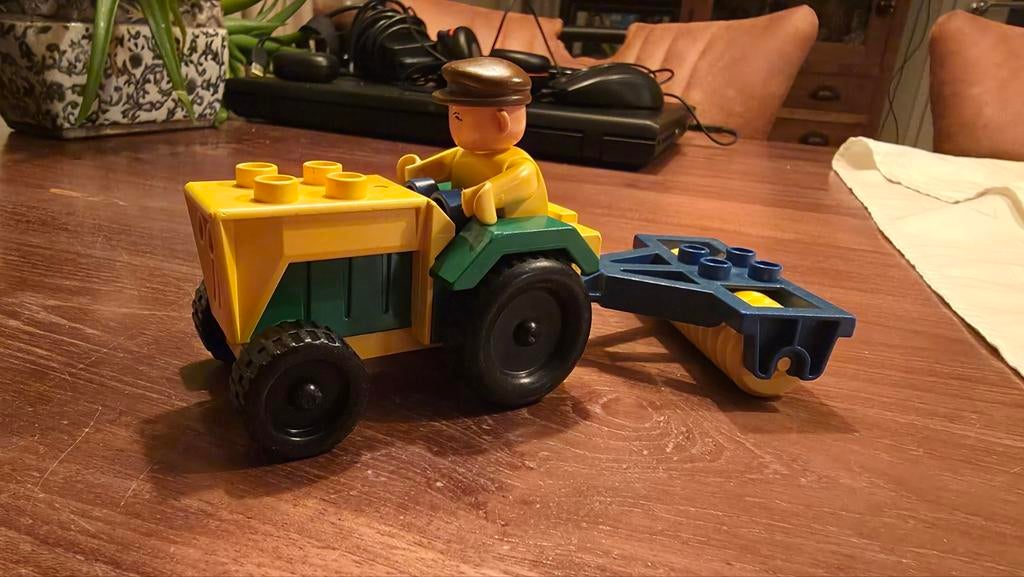 Duplo tractor met wals, Ophalen of Verzenden, Gebruikt, Overige merken