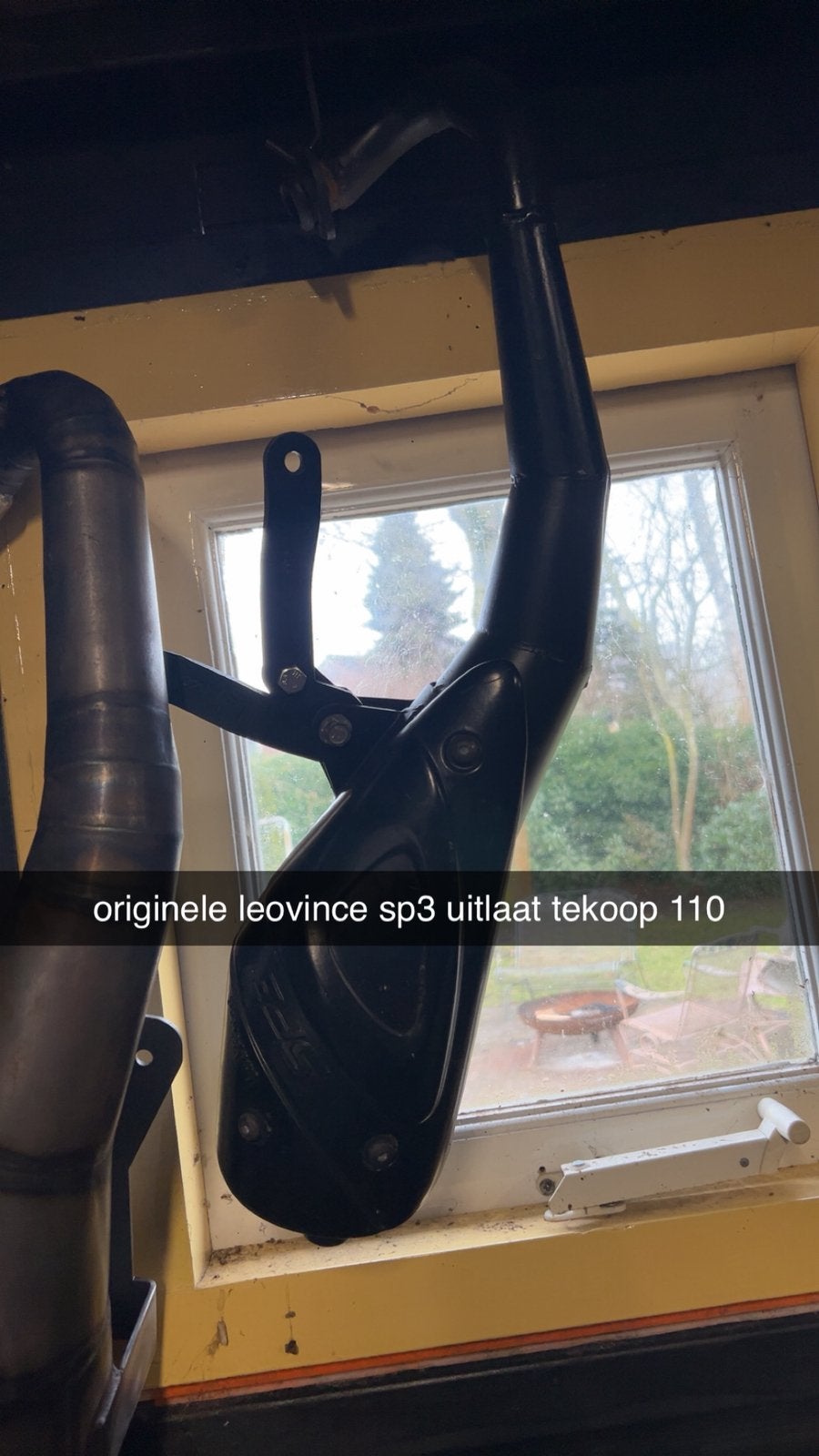leovince sp3 uitlaat piaggio, Ophalen of Verzenden, Zo goed als nieuw, Uitlaat, Piaggio