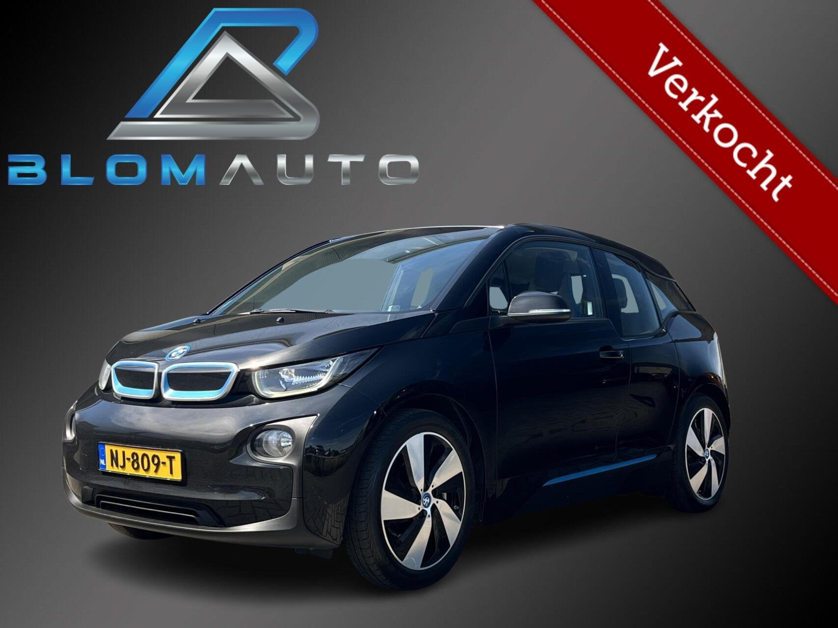 BMW i3 170PK 94Ah 33 kWh NL AUTO LED+GROOT SCHERM NAVI+PDC, Automaat, Gebruikt, Zwart, 33 kWh