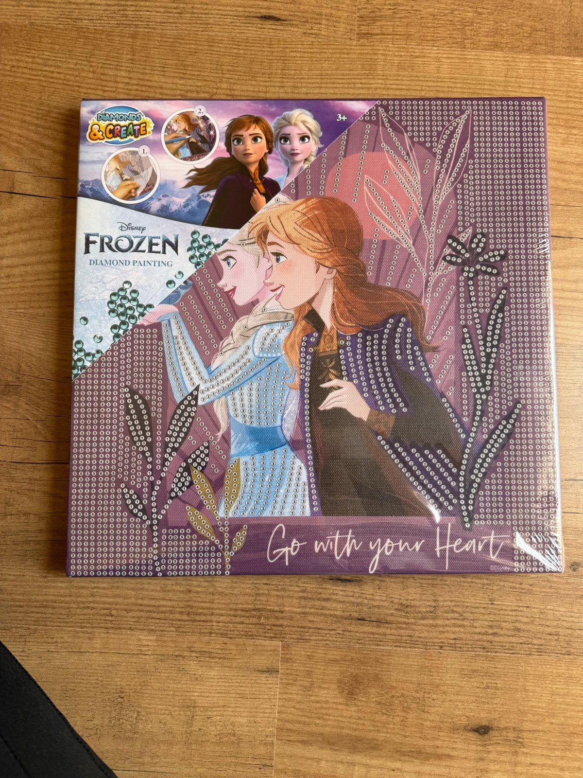 Disney Frozen Diamond Painting - Go with your Heart, Fantasie, Diamond painting, Nieuw, Meerkleurig