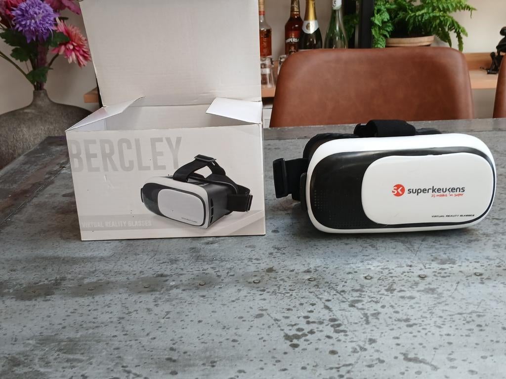 Berclay VR-bril - Virtual Reality Glasses nog niet verkocht, Ophalen of Verzenden, Zo goed als nieuw, Telefoon