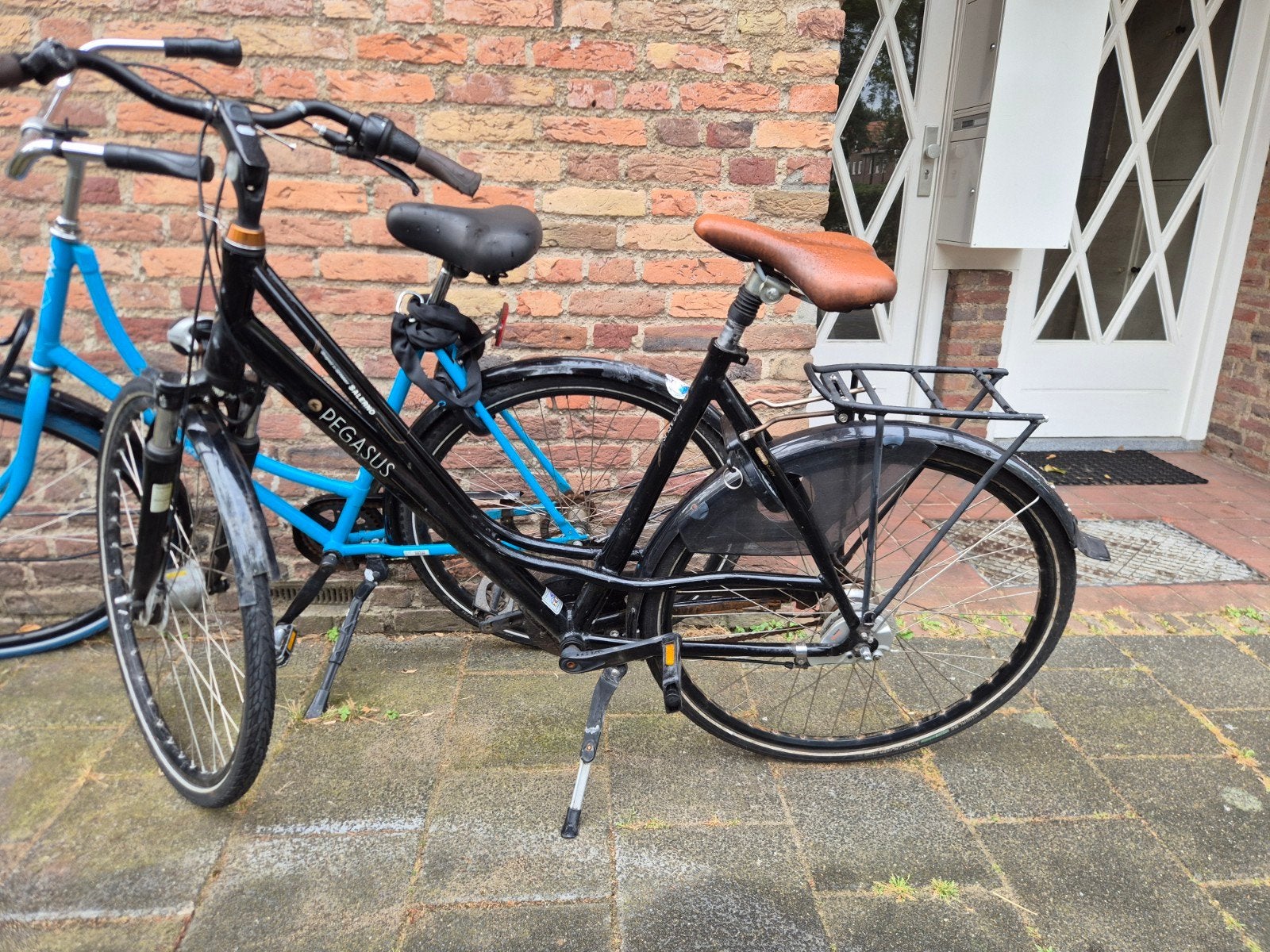 Pegasus Salerno Damesfiets - Zwart, Fietsen en Brommers, Velgrem, Versnellingen, Ophalen, Overige merken
