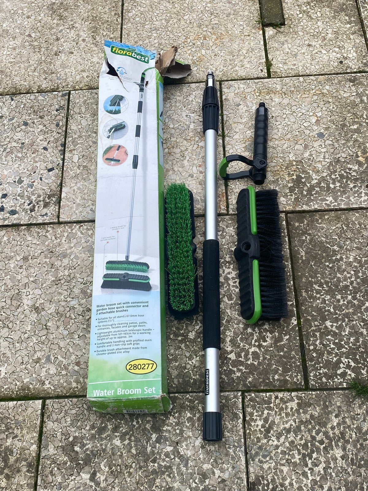 Florabest uitschuifbare glazenwassersborstel, Ophalen, Gebruikt, Overige typen