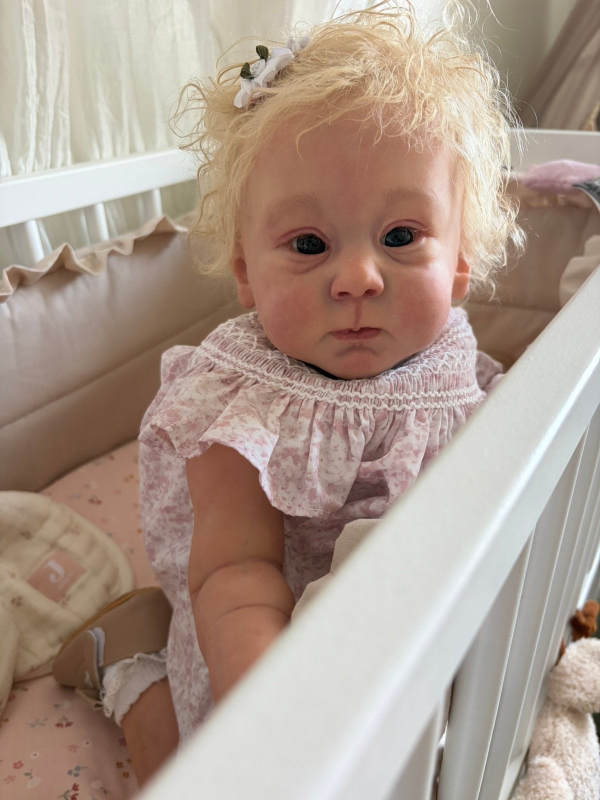 Reborn baby toddler Huxley/ Andrea Arcello met certificaat, Ophalen, Zo goed als nieuw, Babypop, Levensecht of Reborn