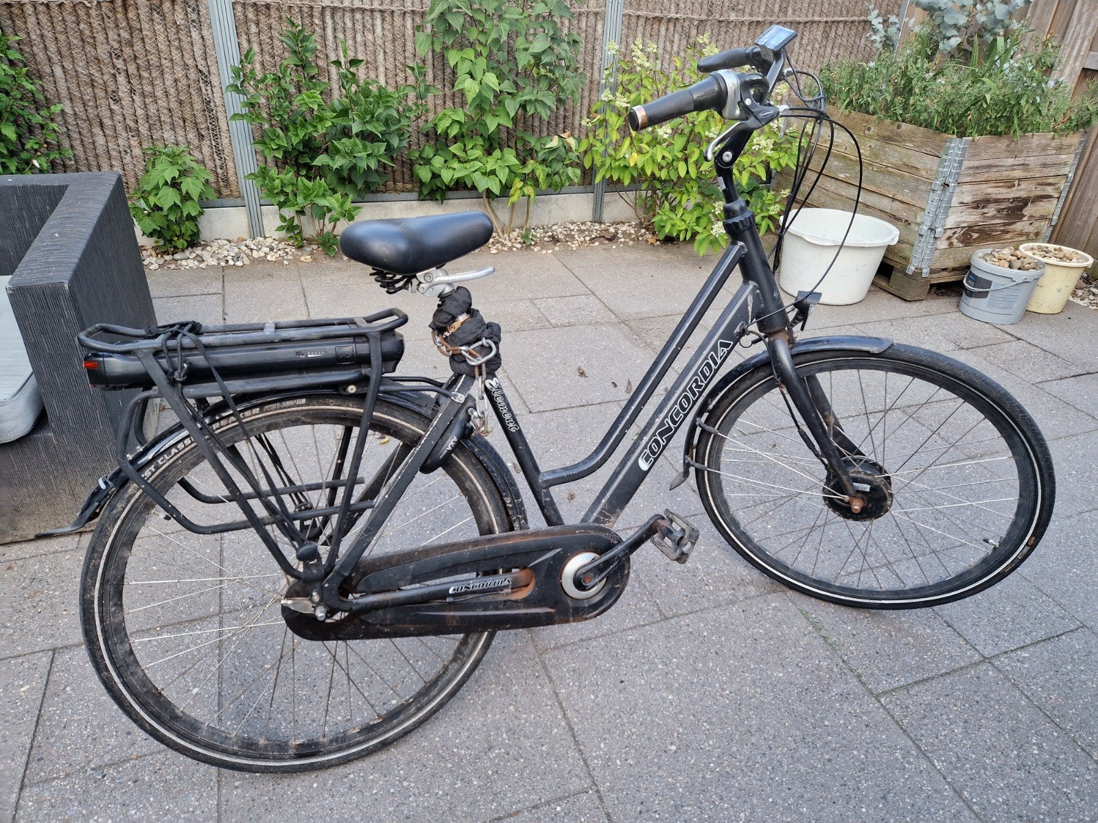 Concordia elektrische fiets - OpKnapper,Gebruikt, Gebruikt, 51 tot 55 cm, 30 tot 50 km per accu, Ophalen