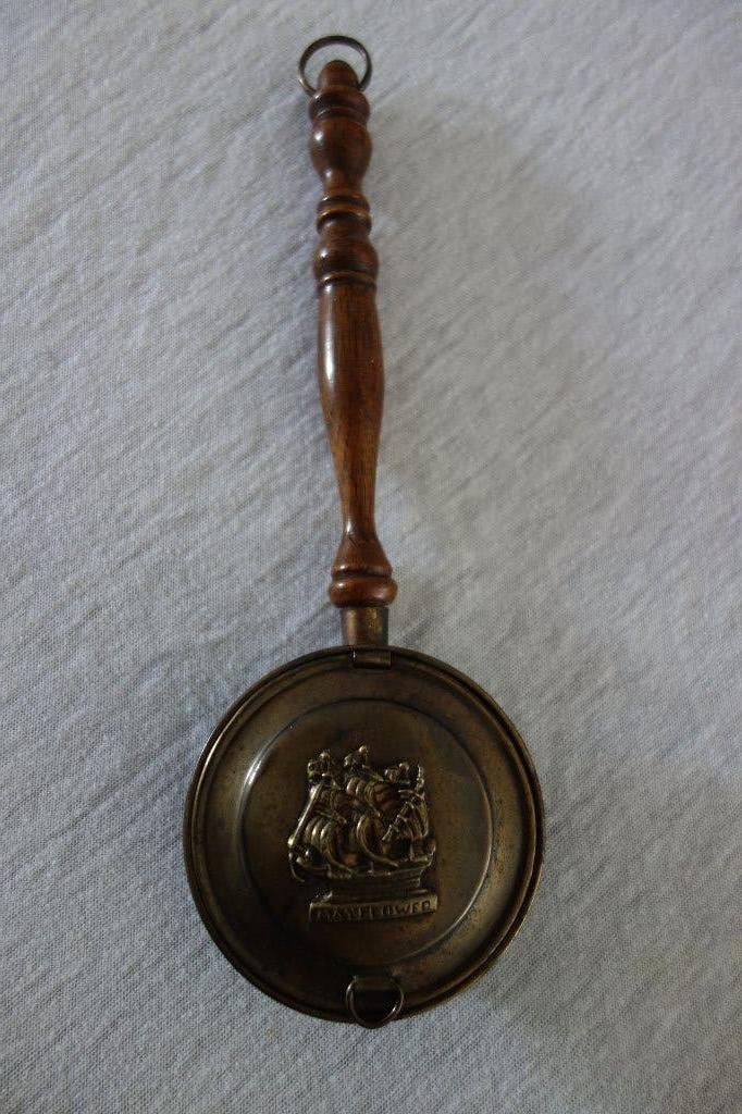 Miniatuur beddenwarmer Mayflower, Antiek en Kunst, Ophalen of Verzenden