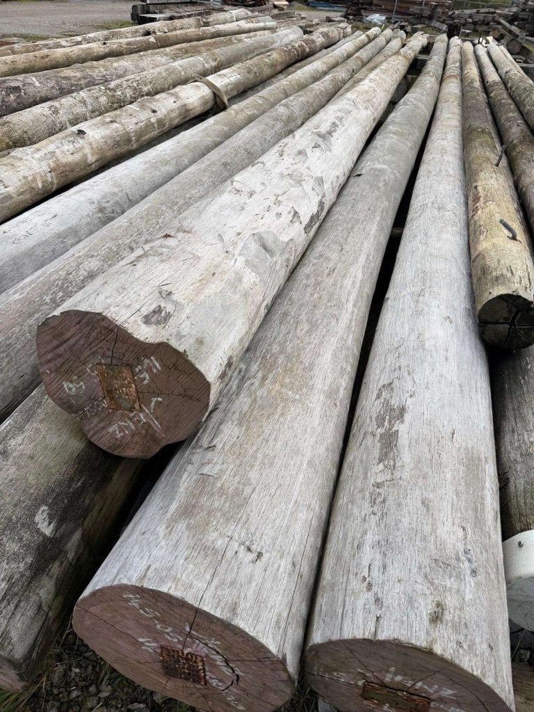 Groenhart Hardhouten Meerpalen | Sterk, Duurzaam, Doe-het-zelf en Verbouw, Hout en Planken, Gebruikt