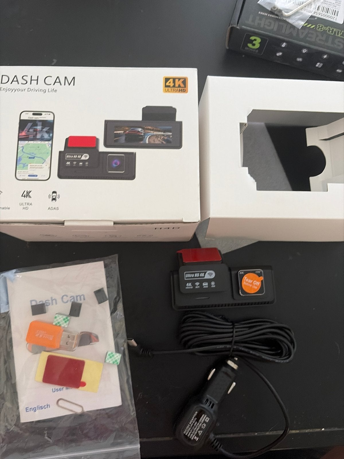 4K Ultra HD Dashcam met WiFi en ADAS, Ophalen of Verzenden, Nieuw