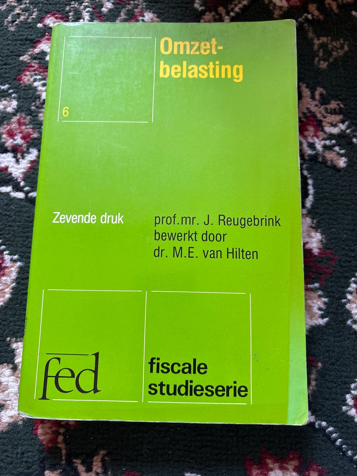 Omzetbelasting - Fiscale Studieserie - 7e druk, Ophalen of Verzenden, Gamma, Zo goed als nieuw, HBO