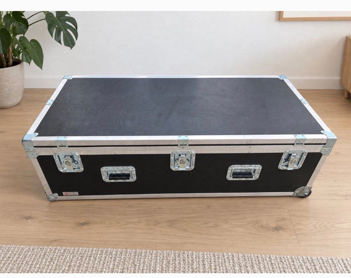 ATS flightcase - DJ case - Soundcase - 137 cm lang, Ophalen of Verzenden, Zo goed als nieuw, Overige instrumenten, Flightcase
