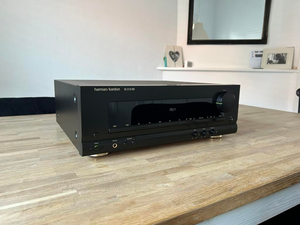 Gereviseerd - Harman Kardon receiver versterker, Ophalen of Verzenden, Refurbished, 120 watt of meer, Overige merken