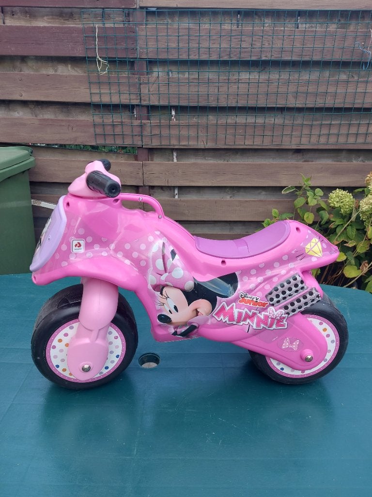 Minnie mouse loopmotor, Kinderen en Baby's, Speelgoed | Buiten | Voertuigen en Loopfietsen, Ophalen, Gebruikt, Loopvoertuig