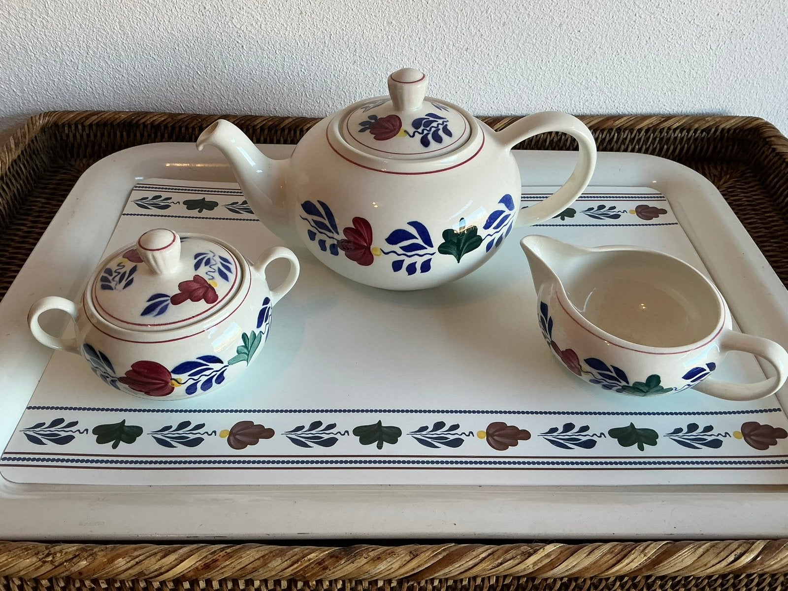 Boerenbont Boch België (Zeeland Thee servies), Ophalen of Verzenden, Zo goed als nieuw, Aardewerk, Overige typen