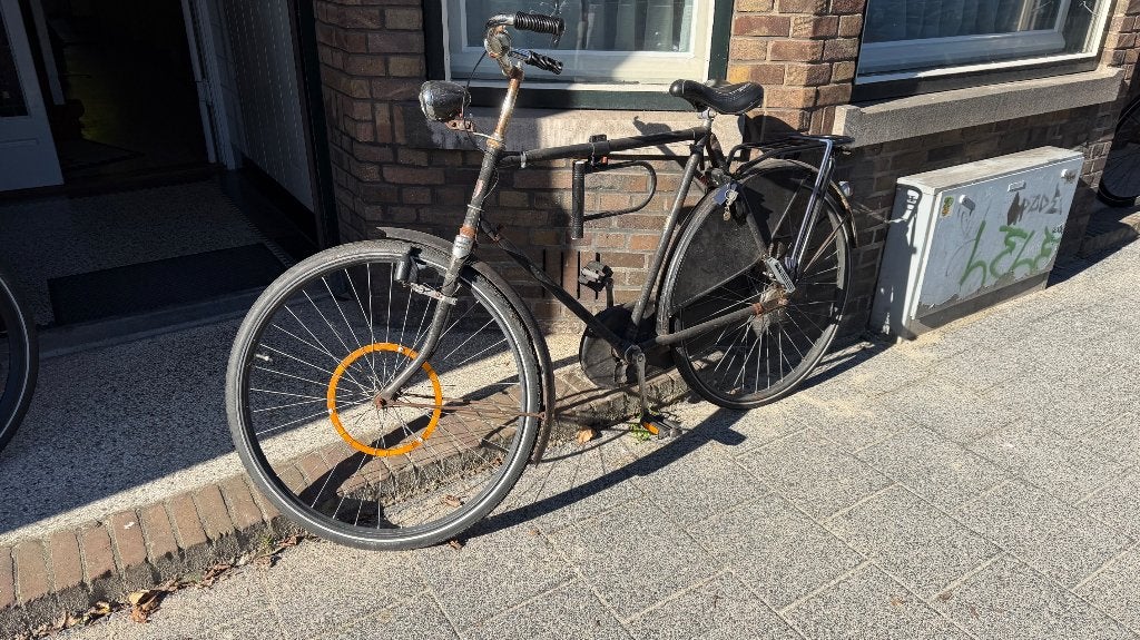 Herenfiets originele Gazelle uit de 50-er jaren., Ophalen, Terugtraprem, Gebruikt, Versnellingen