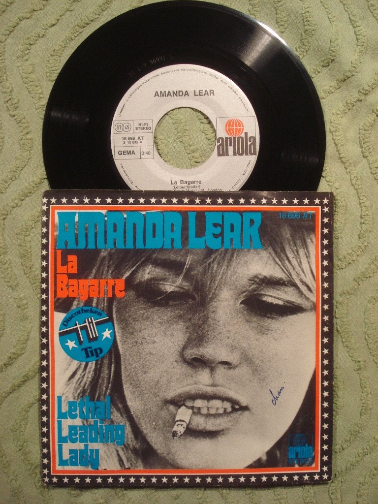 Amanda Lear 7" Vinyl Single: ‘La bagarre’ (Duitsland), Cd's en Dvd's, Vinyl Singles, 7 inch, Single, Ophalen of Verzenden, Zo goed als nieuw