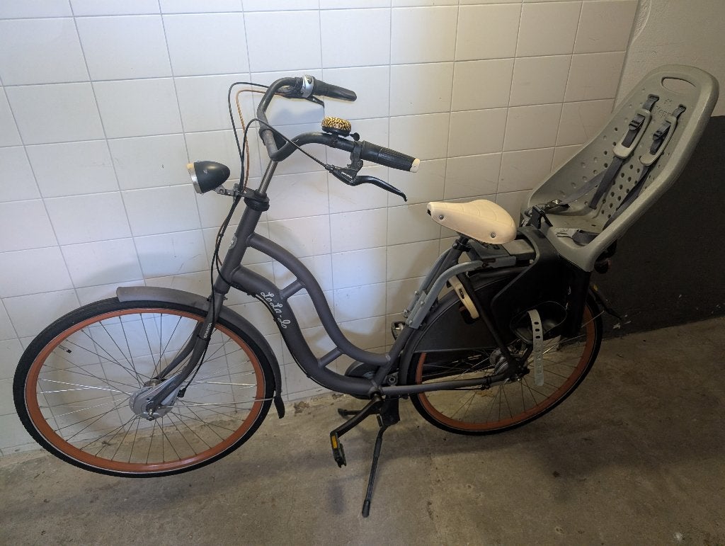 Sparta Lola Jo fiets (opknapper met kinderzitje Yepp achter), Ophalen, Sparta, Gebruikt, Versnellingen
