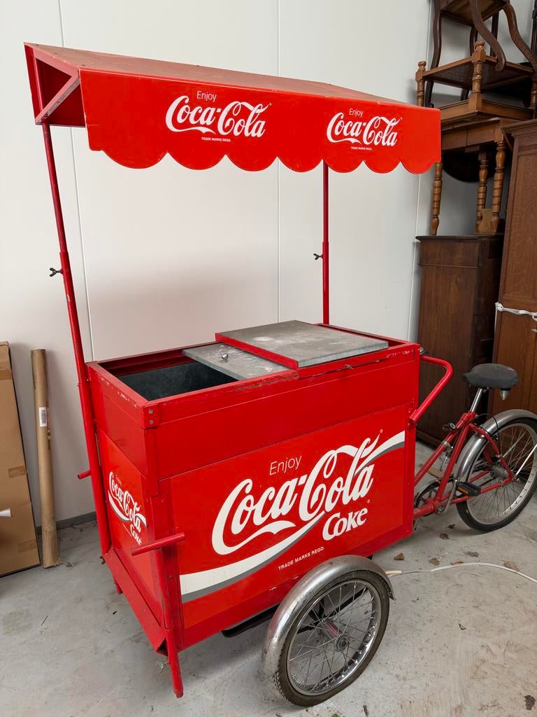 Unieke Coca Cola Bakfiets - Eyecatcher!, Ophalen, Gebruikt, Goederen, Overige merken