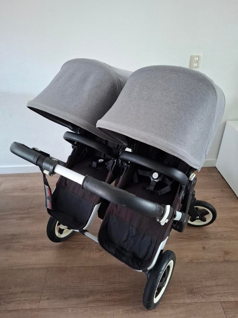Bugaboo Donkey Duo/Twin met veel accessoires, Ophalen, Gebruikt, Bugaboo