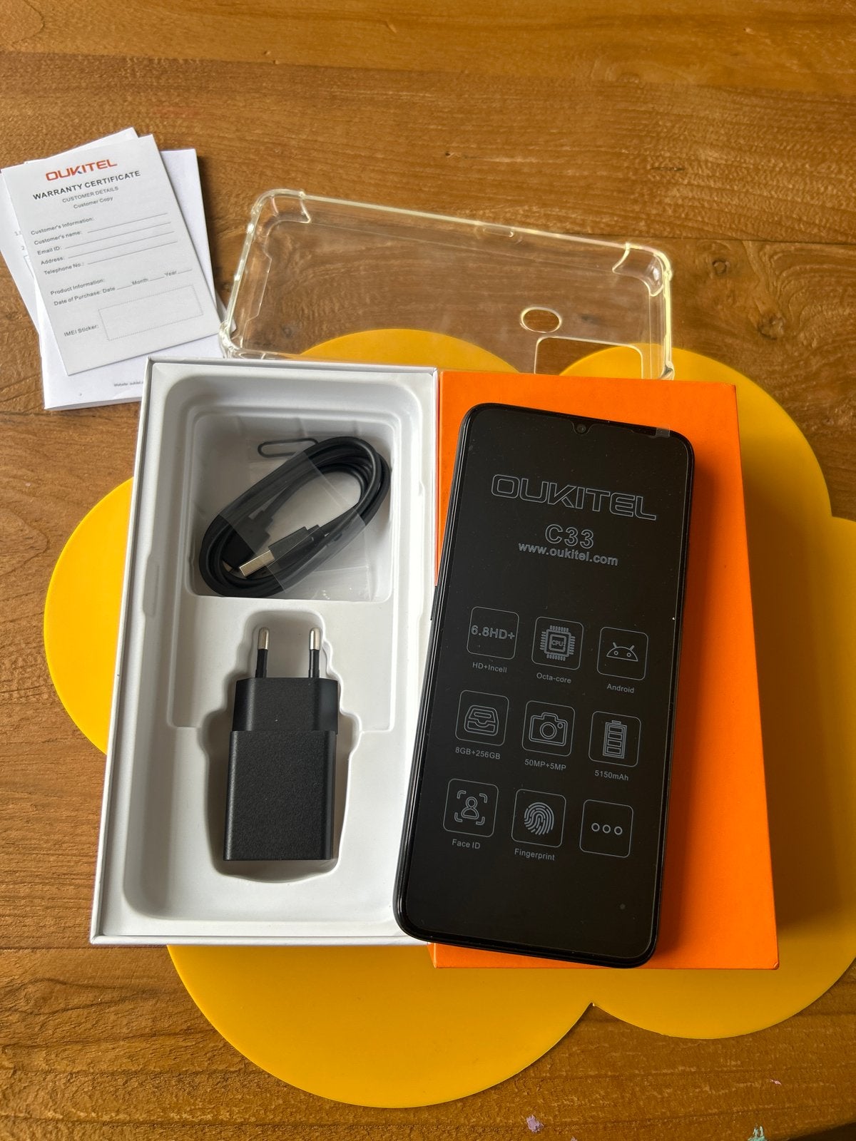 Oukitel C33 - Nieuw in doos - 8GB RAM, 256GB opslag, Overige modellen, Nieuw, Ophalen of Verzenden, Zonder simlock