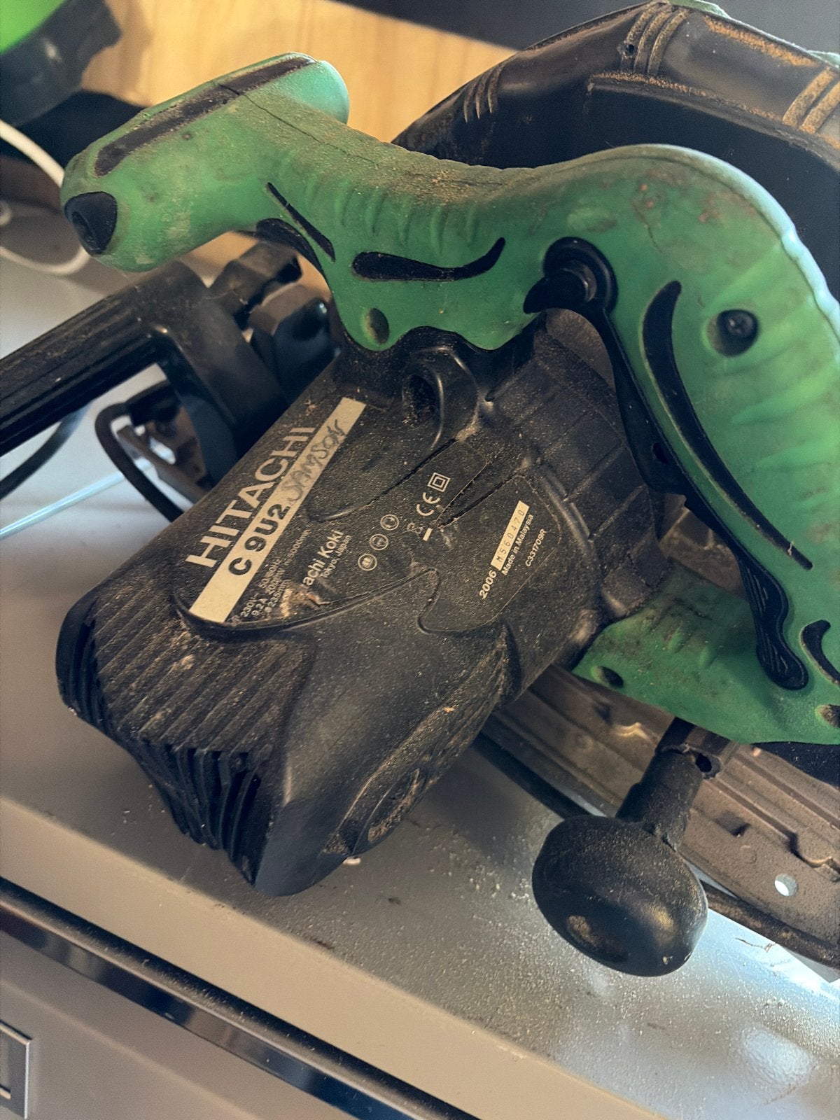 Hitachi C9U2 Cirkelzaag - Kabelbreuk, eenvoudig te repareren, Ophalen, Gebruikt, Cirkelzaag, 70 mm of meer