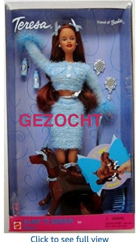 GEZOCHT barbie glam n groom teresa, Ophalen of Verzenden, Nieuw, Pop