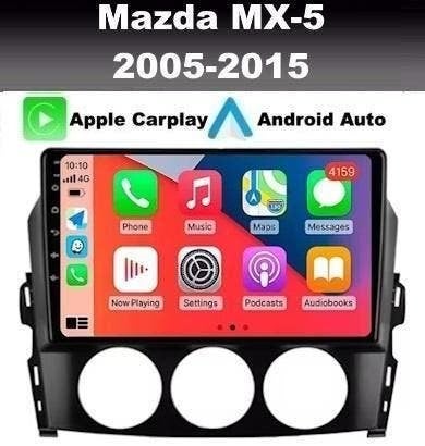 Mazda MX-5 radio navigatie android 14 apple carplay dab+, Auto diversen, Autoradio's, Ophalen of Verzenden, Nieuw