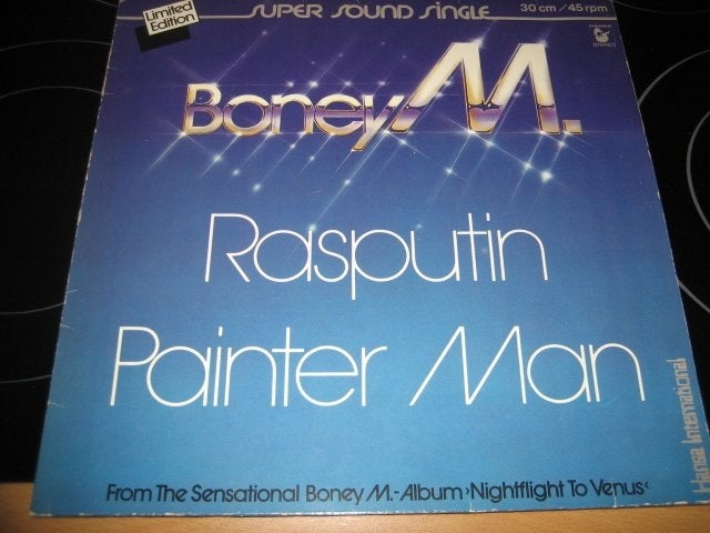 maxi-single Boney m - rasputin/pointer man, Ophalen of Verzenden, Zo goed als nieuw, Pop, 12 inch