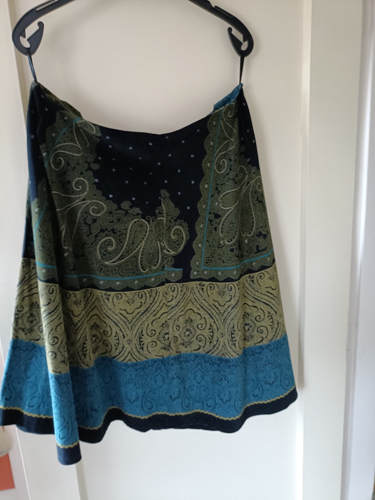 WIJDVALLENDE ROK, Kleding | Dames, Rokken, Blauw, Maat 42/44 (L), Ophalen of Verzenden, Zo goed als nieuw