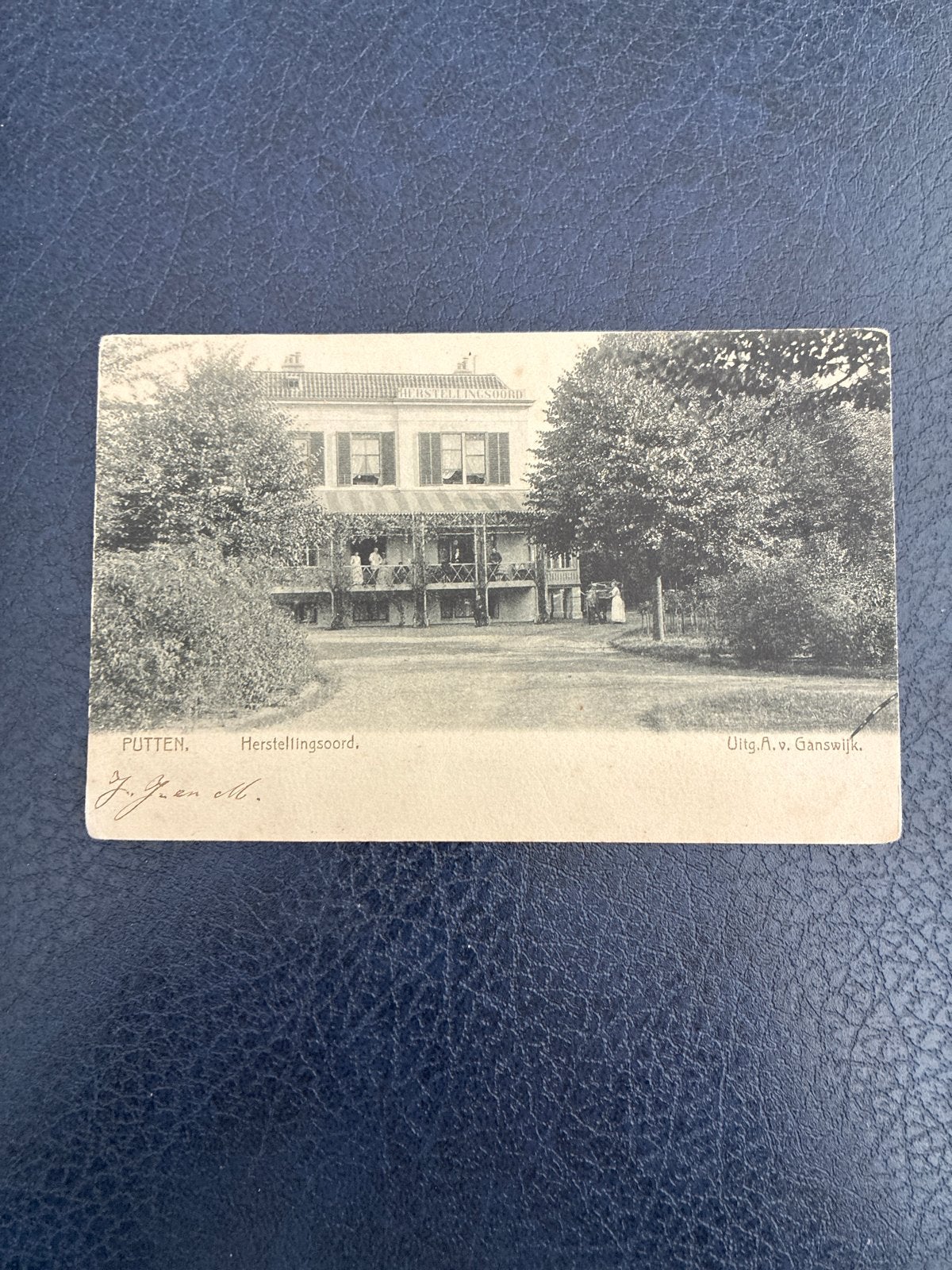 Zeldzame ansichtkaart Herstellingsoord Putten 1905, Ophalen of Verzenden, Voor 1920, Gelopen, Gelderland