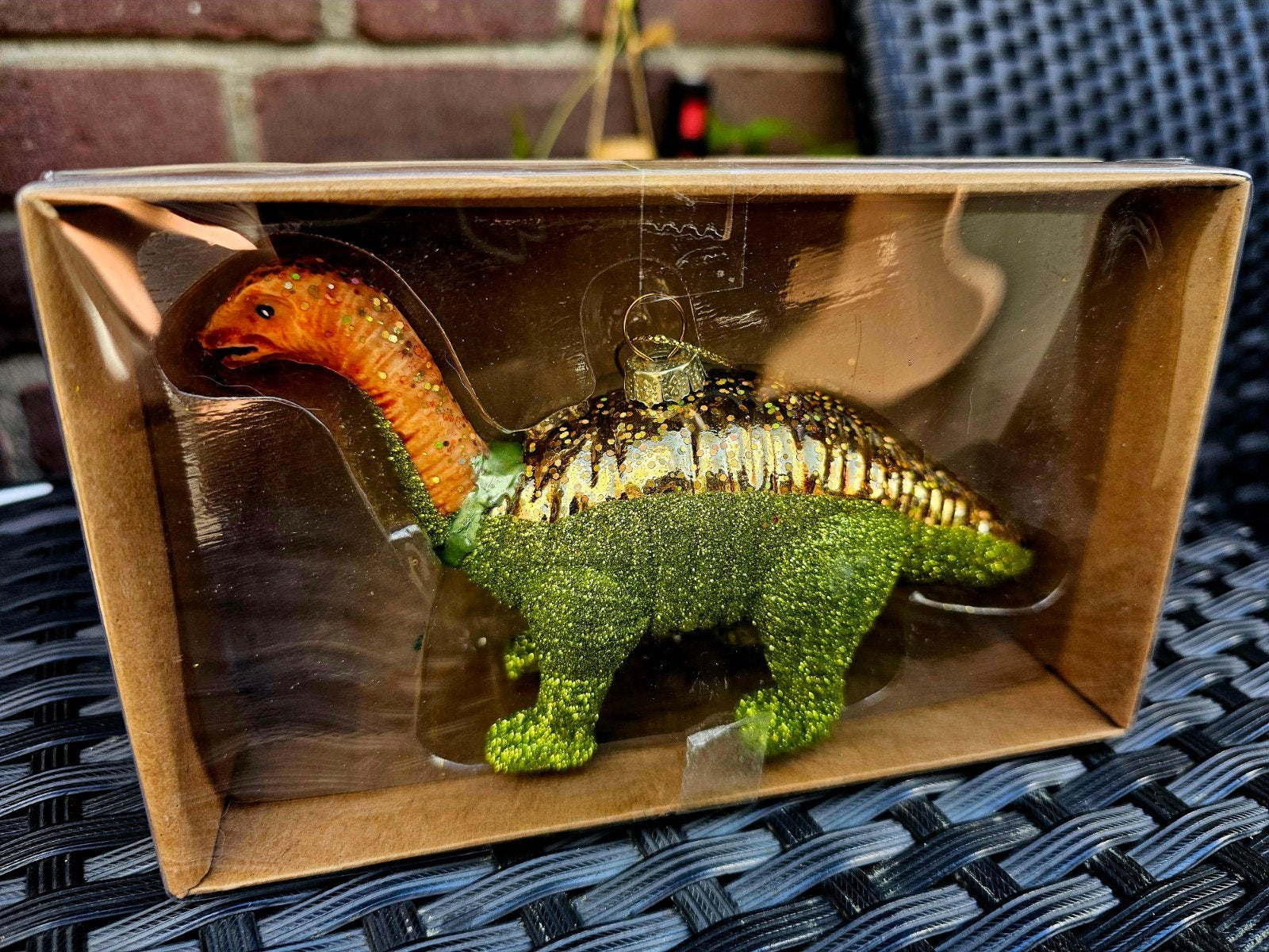 Dinosaurus kerstbal, Diversen, Kerst, Ophalen of Verzenden, Nieuw