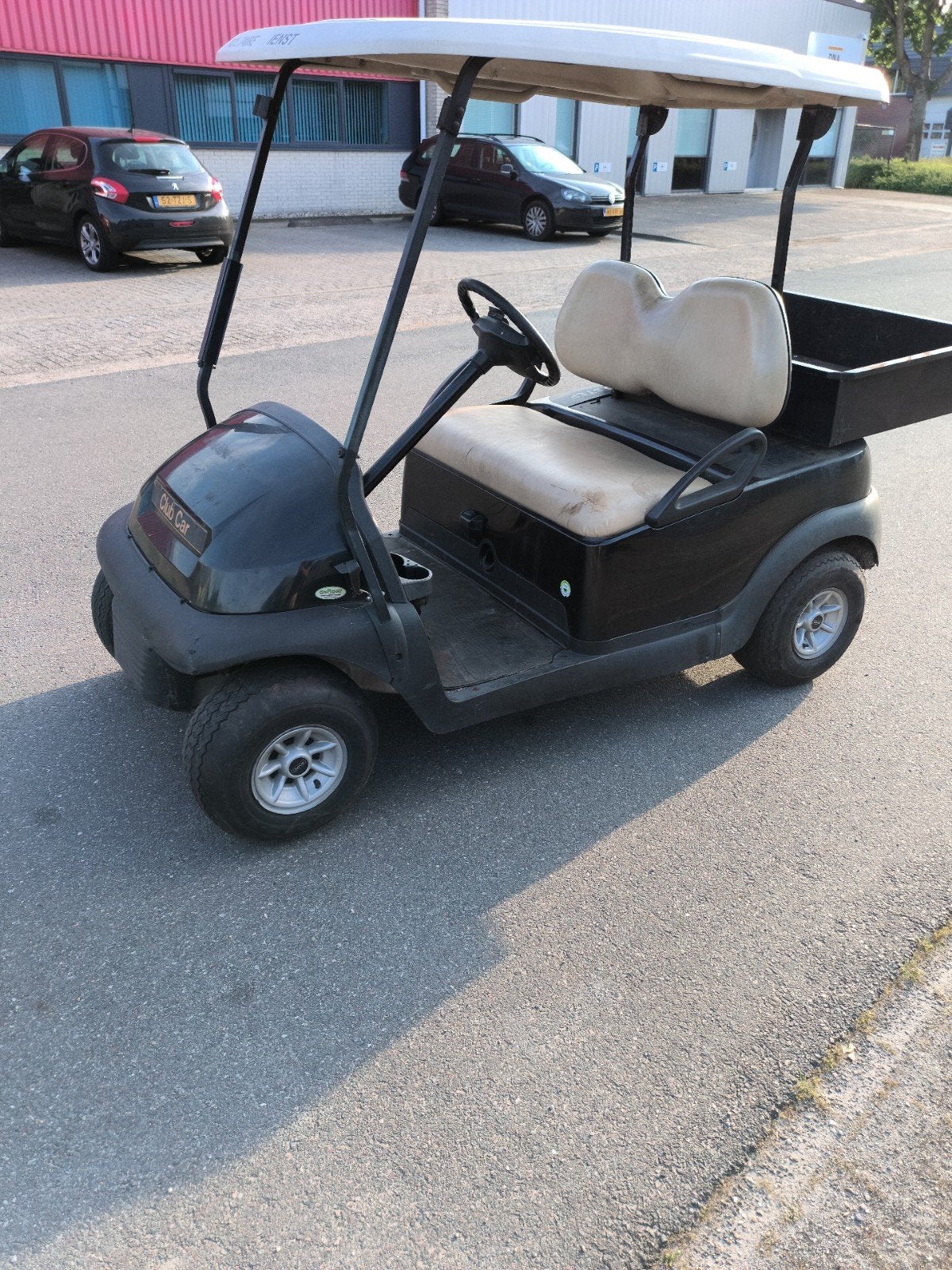 Golfkar clubcar met laadbak, Sport en Fitness, Ophalen, Zo goed als nieuw, Golfkar