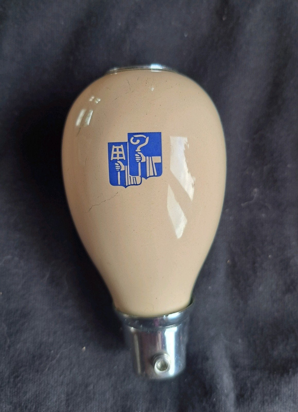 Hoegaarden Tapknop - Vintage Bier Tap Handvat, Ophalen of Verzenden, Gebruikt, Overige typen, Overige merken