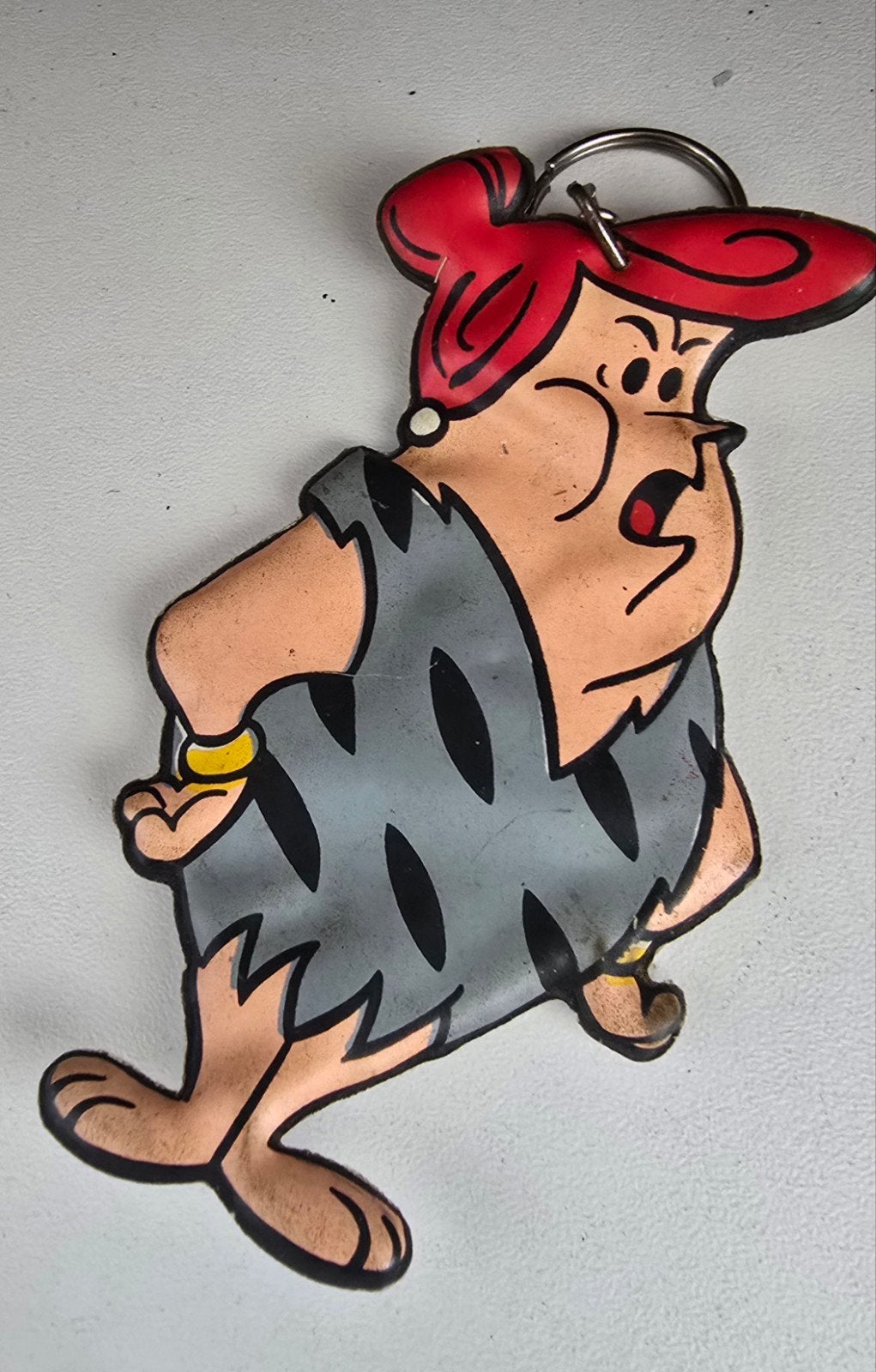 Vintage Sleutelhanger Wilma Flintstone - The Flintstones, Ophalen of Verzenden, Gebruikt, Knuffel of Figuurtje