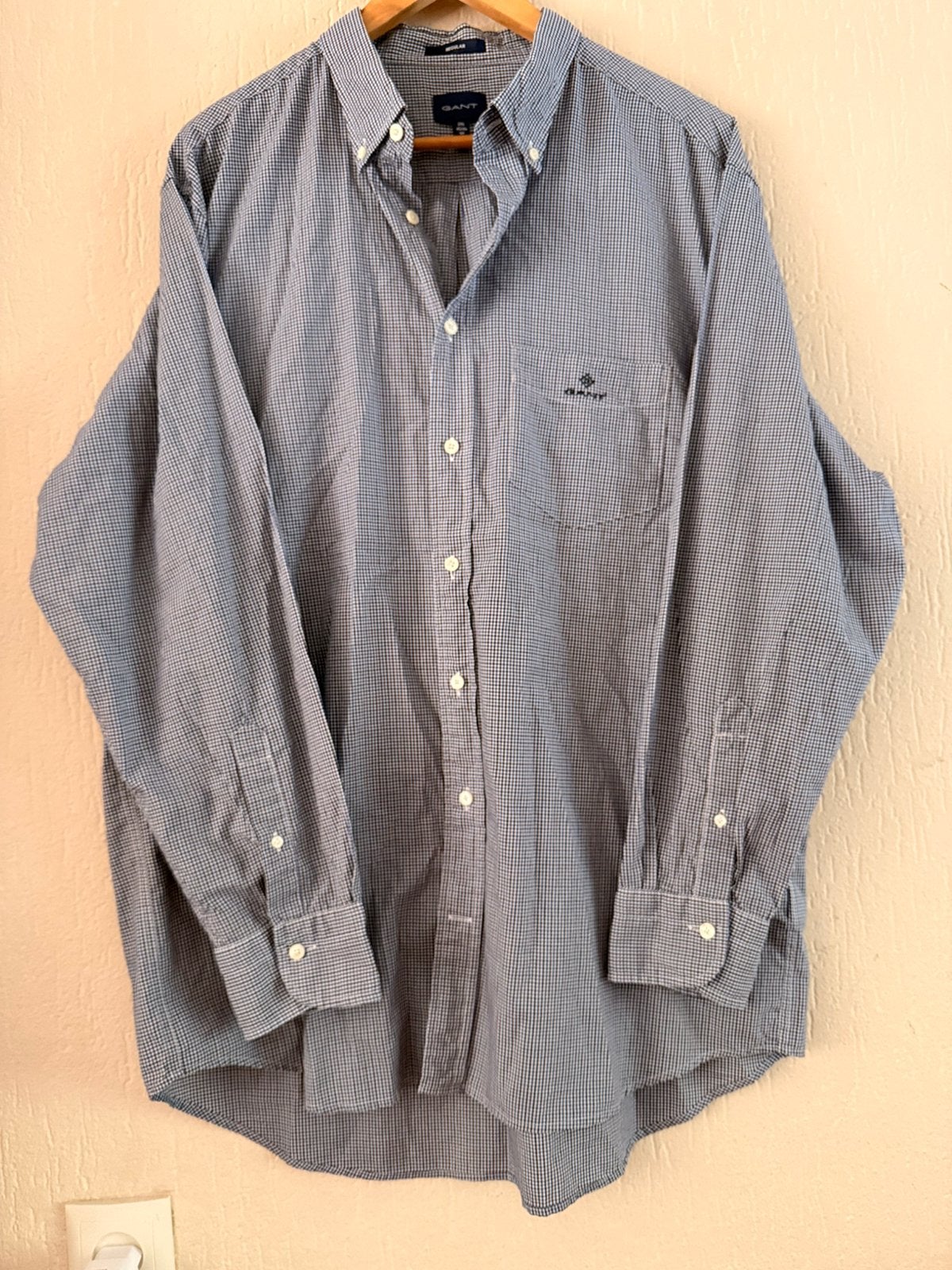 Gant overhemd nieuw 2 XL, Verzenden, Nieuw, Blauw, Overhemd